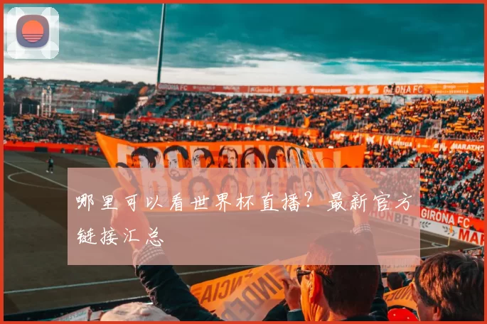 哪里可以看世界杯直播？最新官方链接汇总