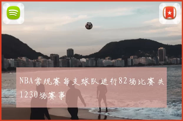NBA常规赛每支球队进行82场比赛共1230场赛事